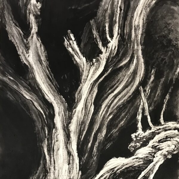 Ink Bones, Timeless Verse: The Eternal Poetry in Gnarled Textures