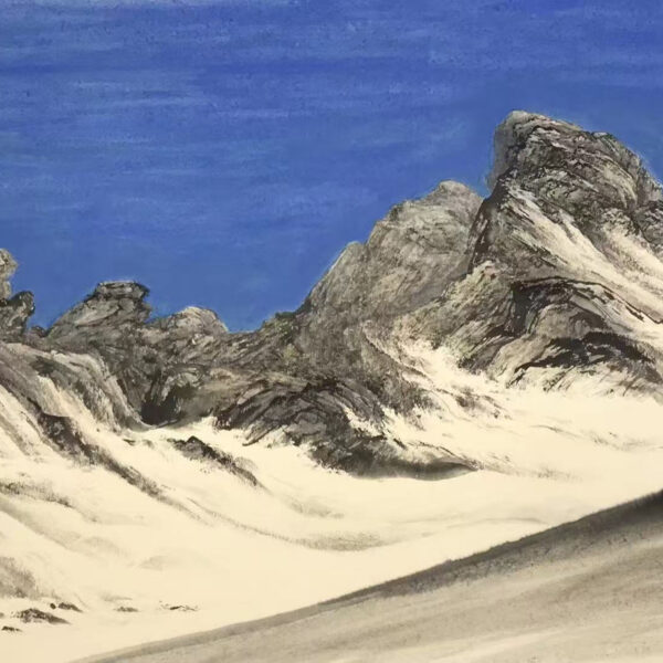 Desert Soliloquy: Ink Traces in the Eternal Sands