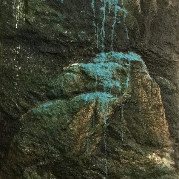 Imagery of Ethereal Green: Ancient Rock Textures in Dialogue with Nature