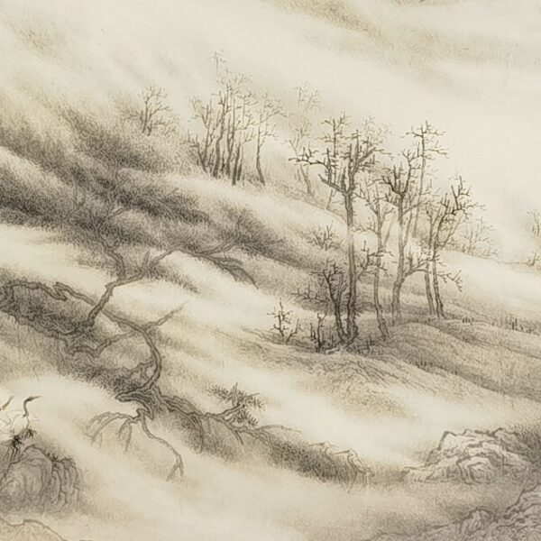 Mountains Dissolving in Ink: Zen Cosmology Through Fluid Brushstrokes