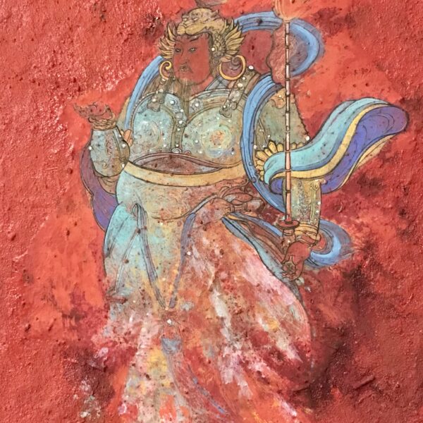 Spiritual Guardian: Millennial Dialogue Between Armor & Vermillion | Contemporary Interpretation of Chinese Door-God Art