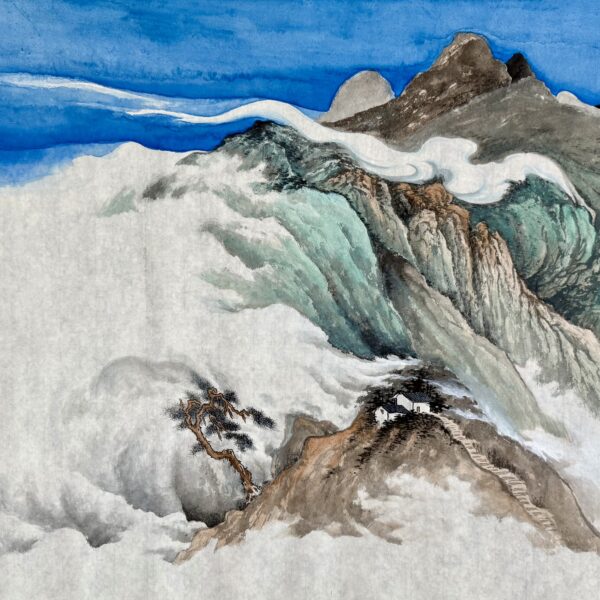 Above the Sea of Clouds, a Human Hearth